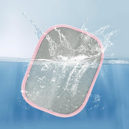 Electrostatic Pet Hair Remover Gloves Reusable Lint Brush for Furniture Car Seats-Pink
