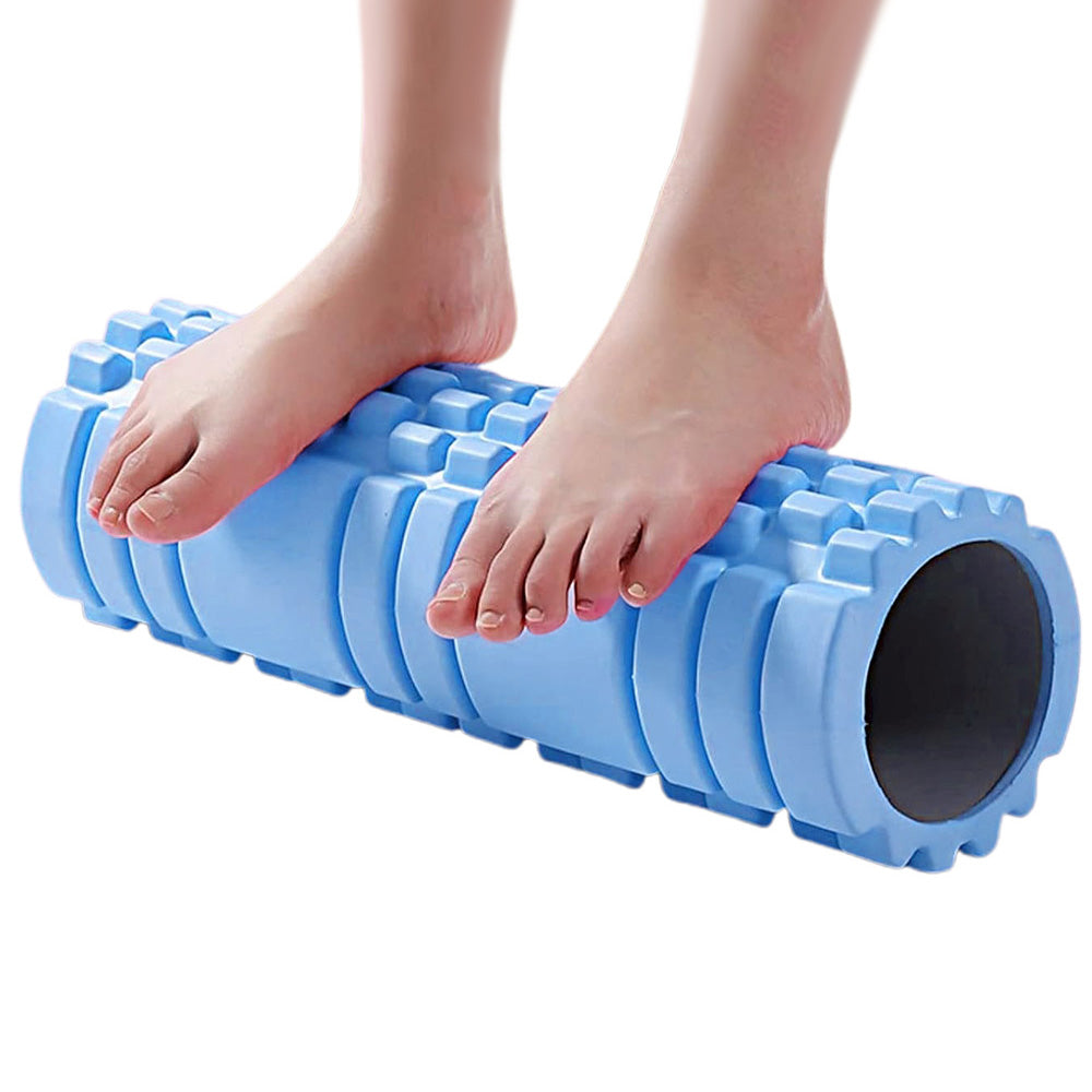 EVA Foam Roller for Yoga & Fitness Muscle Massage Pain Relief Recovery Sky Blue