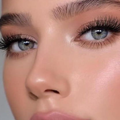 2 Pairs Reusable Magnetic Eyelashes with Tweezers