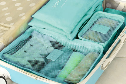 Luggage Packing Organizers Packing Cubes Set for Travel-Blue