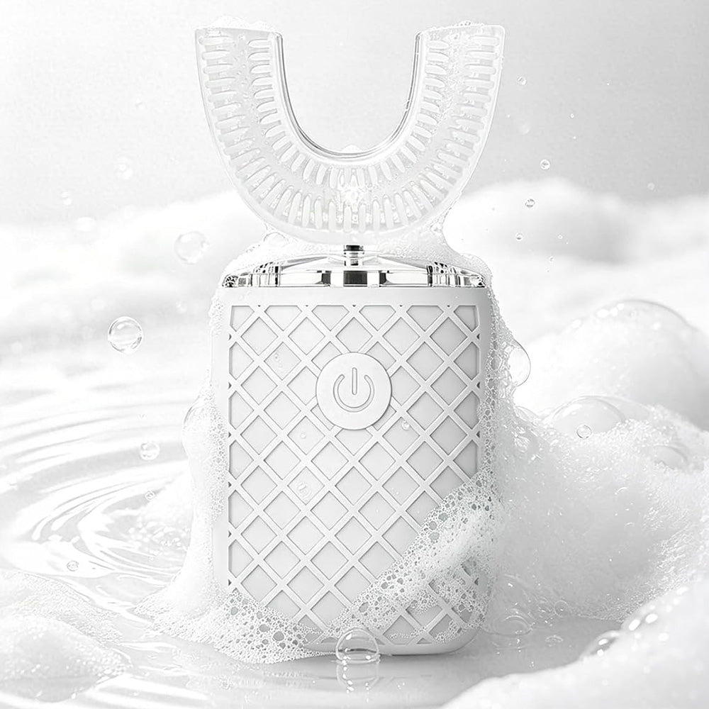 U Shaped Electric Toothbrush-White