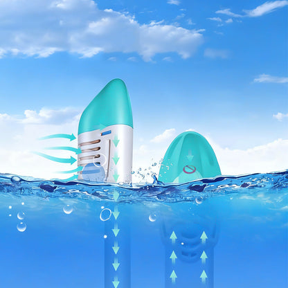 Full Face Snorkel Mask ¨C 180 Degree Panoramic View Anti-Fog & Leak-Proof Design White Green