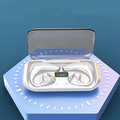 144-Language Real Time Translator Earbuds Open Ear Translation Headphone White