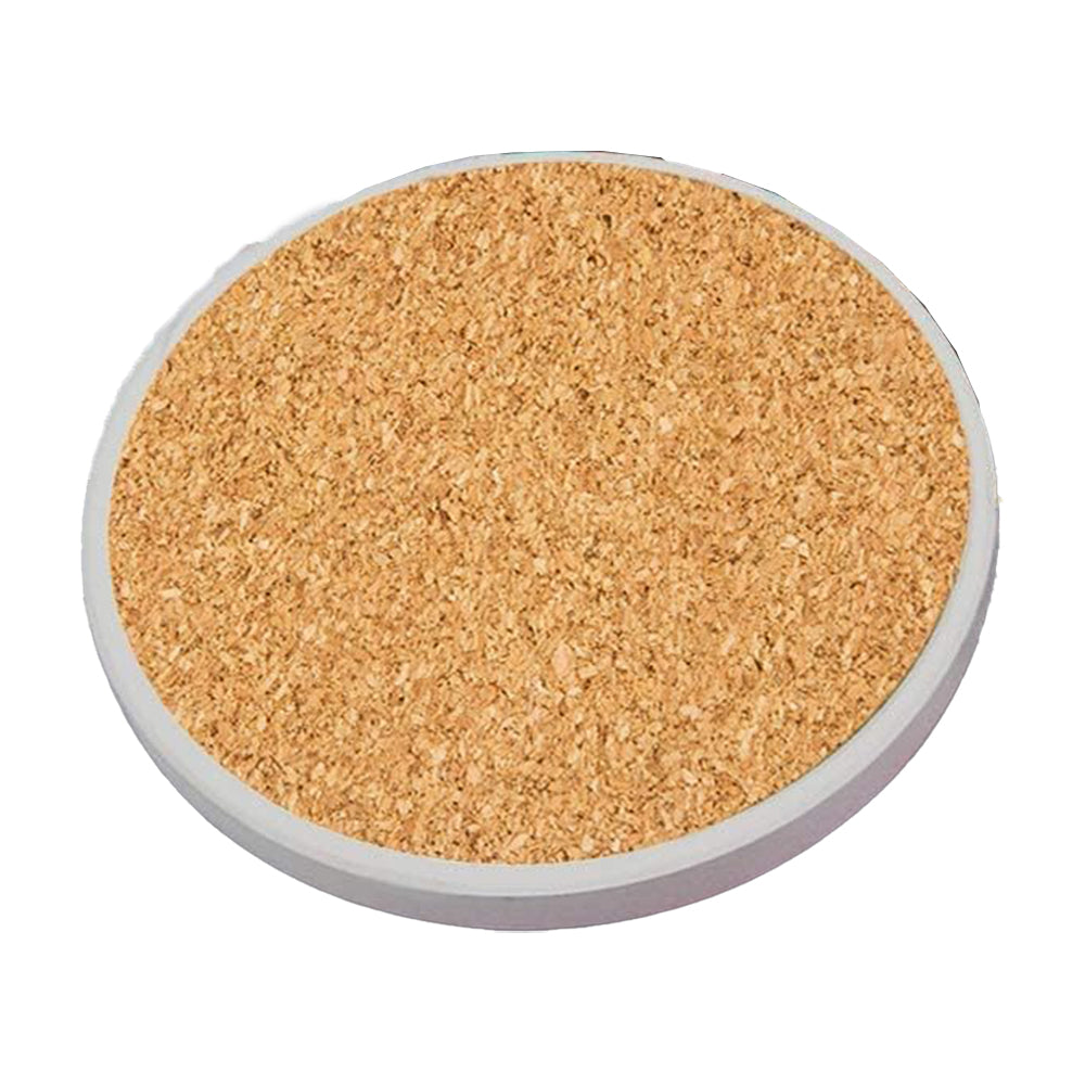 6Pcs Marble Textured Round Coasters for Drinks Absorbent Ceramic Coffee Coaster with Cork Base and Metal Holder Set Red