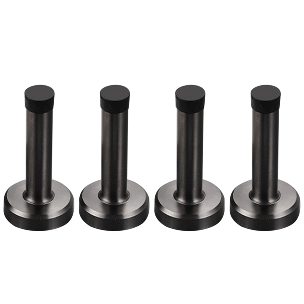 4 Pack Stainless Steel Door Stop-Grey