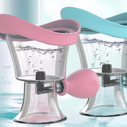 2Pcs Manual Eye Wash Cups Air Pressure Eye Cleaning Cups