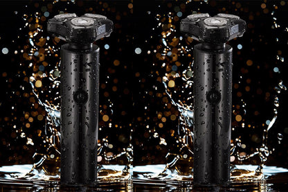 4 in1 Electric Razor Men High-Speed Motor Waterproof Shaver for Face Nose-Black