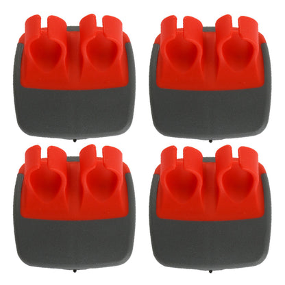 4Pcs Fruit Vegetable Peeler Double Finger Grip Cutter Slicer Kitchen Tools Red