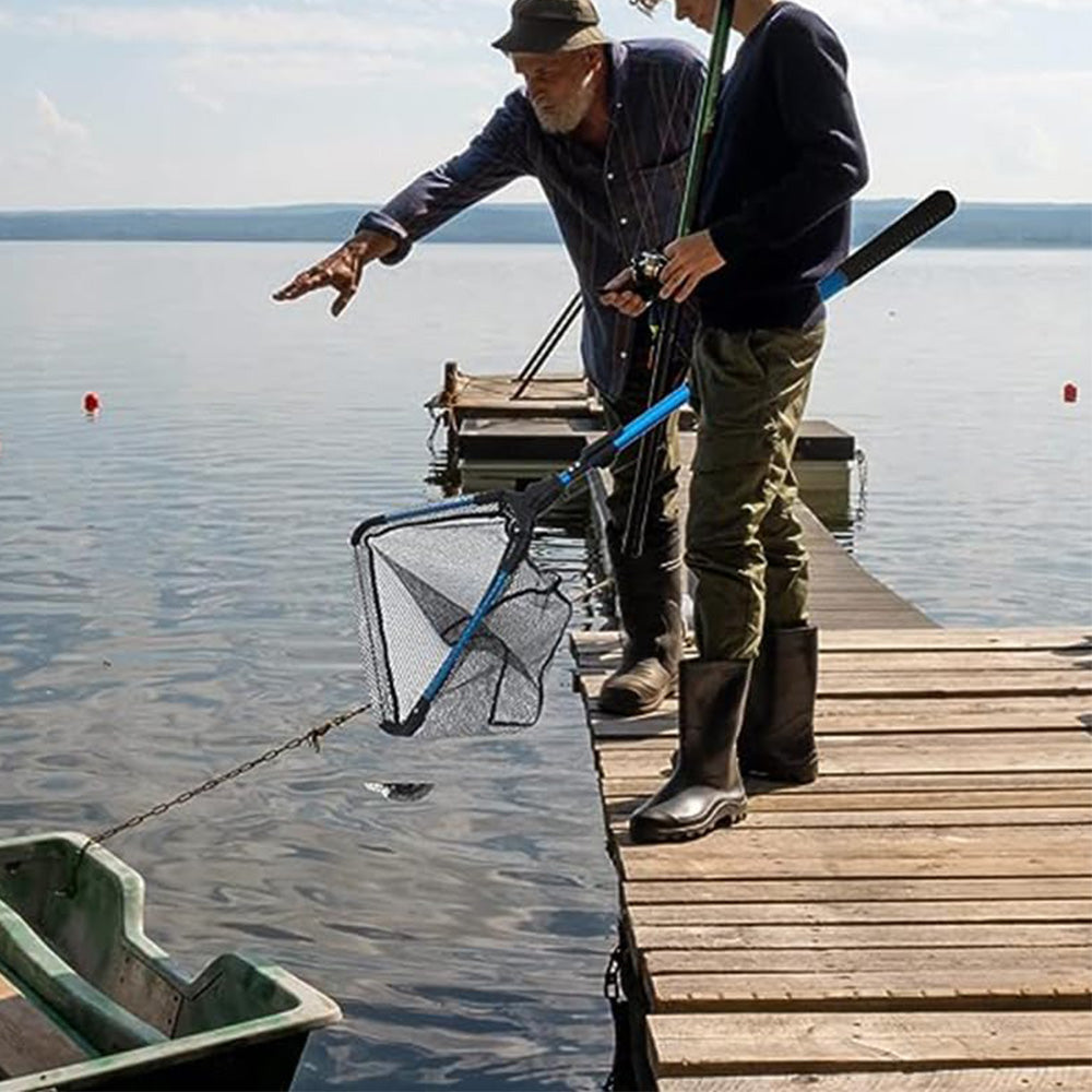 Telescoping Fishing Net Foldable Landing Net with Handle Fishing Gear