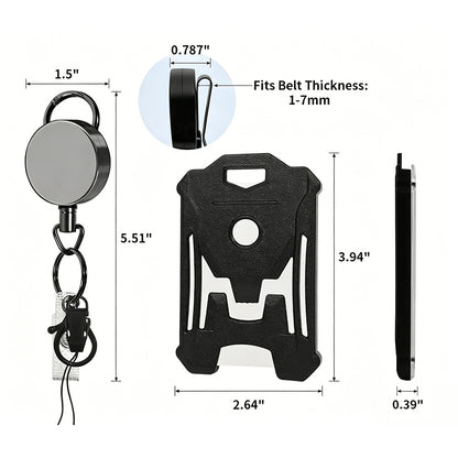 Retractable Anti Theft Phone Tether 60cm Phone Lanyard-Style1