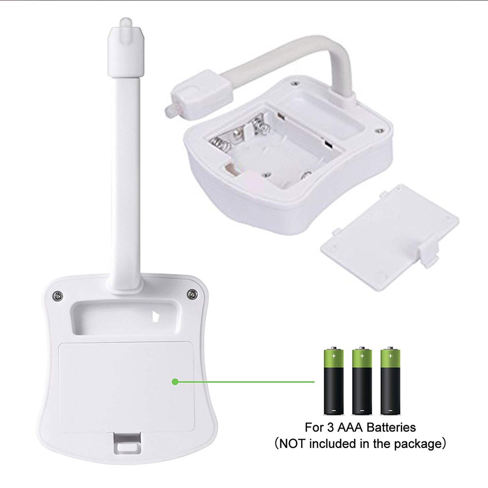 LED Body Sensor Bathroom Toilet Lamp 8 Colors Toilet Night Light