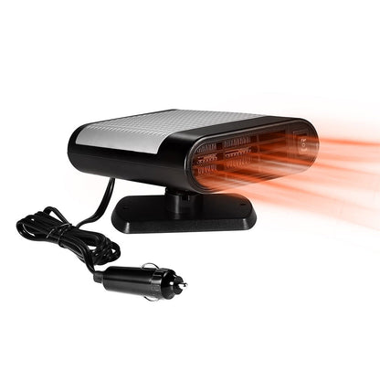 12V Car Electric Heater Cigarette Lighter Powered Heating Fan Defogger Defroster Demister Grey