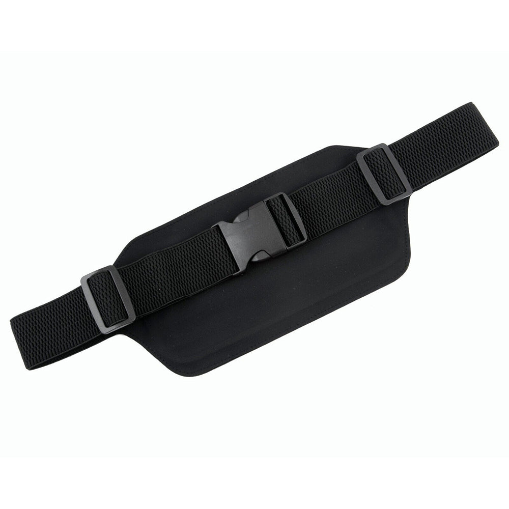 Sport Waist Bum Slim Belt Bag forJogging Running Hiking Zipper Fanny Pack Pouch Black