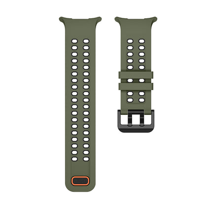 Silicone Watch Band for Samsung Galaxy Watch Ultra2 Ultra 2025 47mm - Army Green