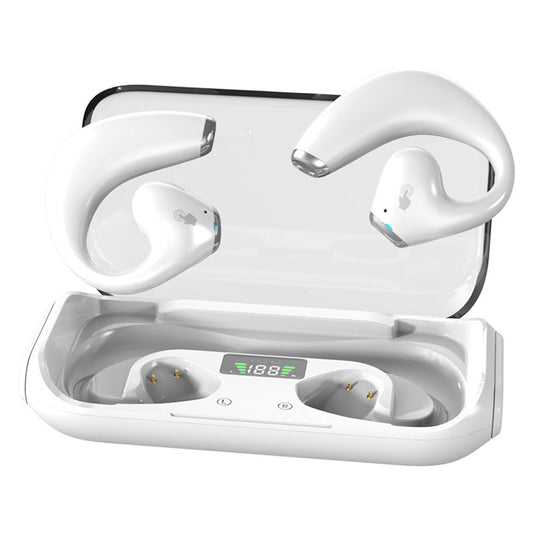 144-Language Real Time Translator Earbuds Open Ear Translation Headphone White