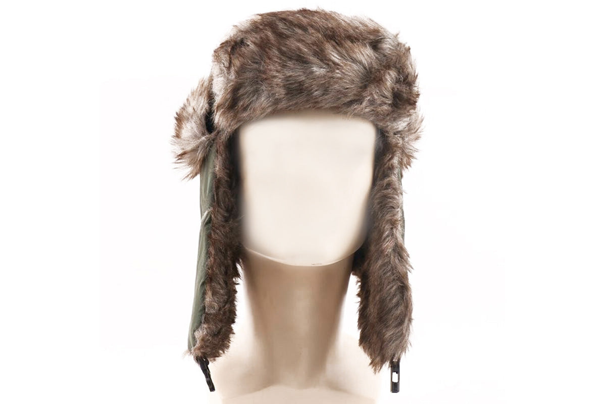 Winter Warm Trapper Hat - Green
