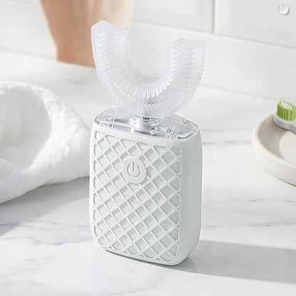 U Shaped Electric Toothbrush-White