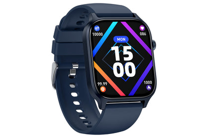 Smart Watch 1.85-Inch Fitness Watch with Heart Rate Sleep Monitor Blood Oxygen Blood Pressure Activity Tracker-Navy