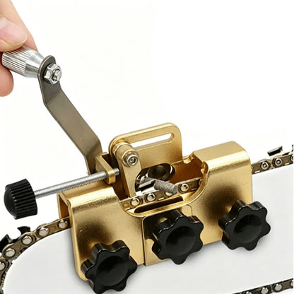 Manual Saw Chain Sharpener-Gold