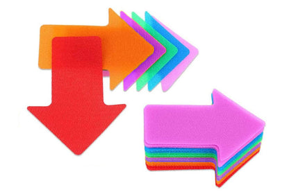 48PCS Arrow Carpet Spot Markers Classroom Teaching Game Tool
