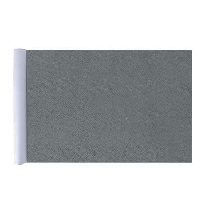 Self-Adhesive Faux Suede Repair Patch for Car Interior Door Panels Center Console-Dark Grey