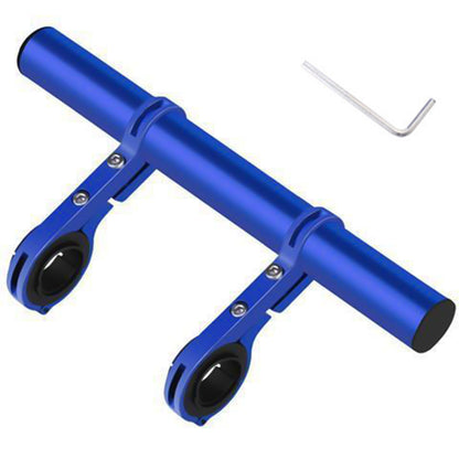 20cm Aluminum Alloy Bicycle Handlebar Extender Mount-Blue