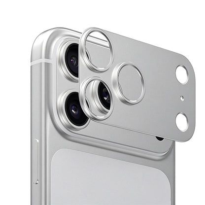 Phone Lens Base Protector Metal Camera Plate Cover for iPhone 18 Pro Max Silver