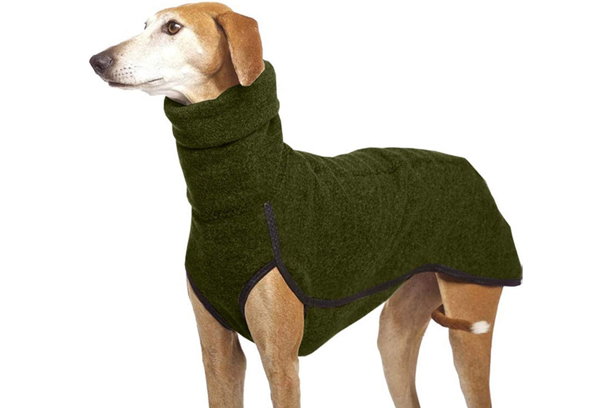 Dog Jumper Fleece Vest Sweater Stretch Sweatshirt - Green
