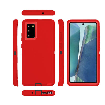 For Samsung Galaxy S23 S24 S22 Series Case Shockproof Protective Cover Red