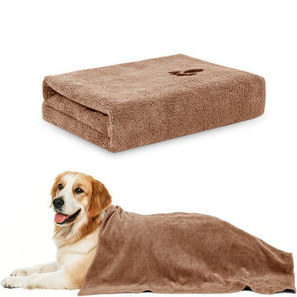 Microfiber Dog Drying Towel Absorbent-Coffee