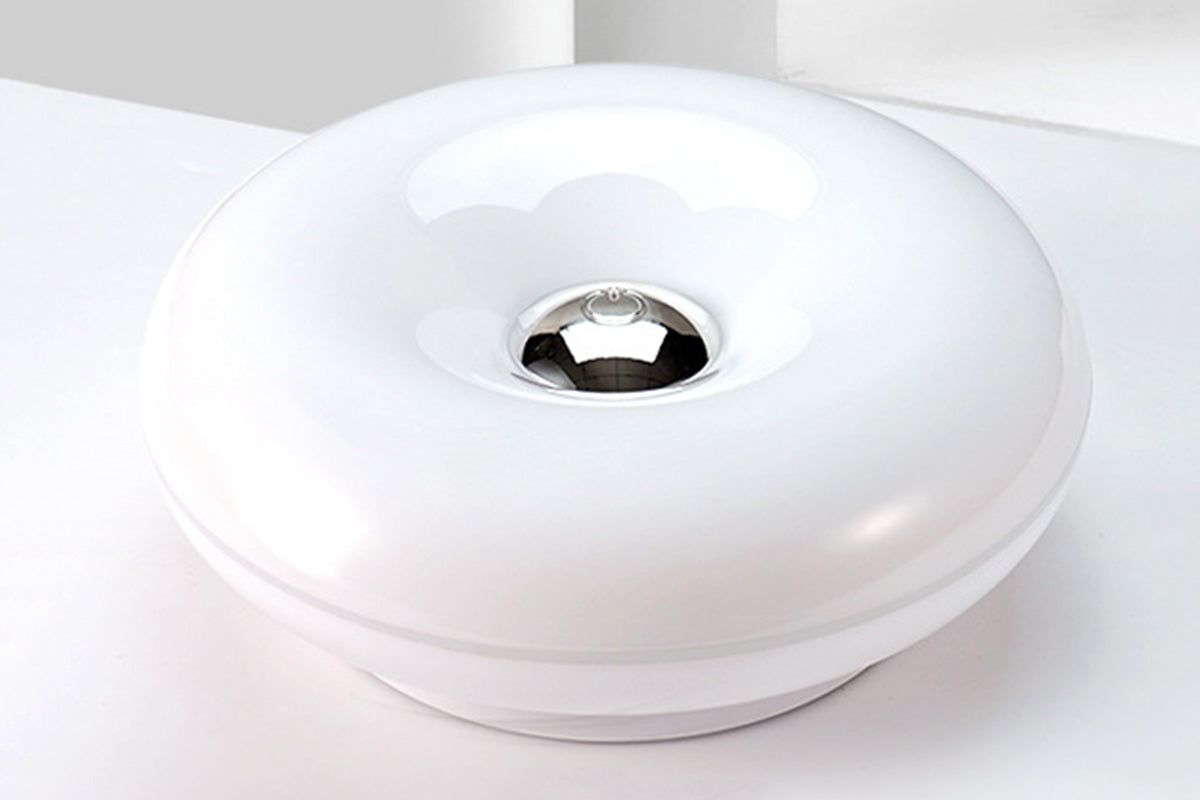Donut Table and Wall Lamp with Touch Dimming - White