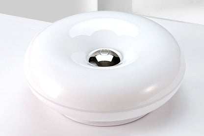 Donut Table and Wall Lamp with Touch Dimming - White