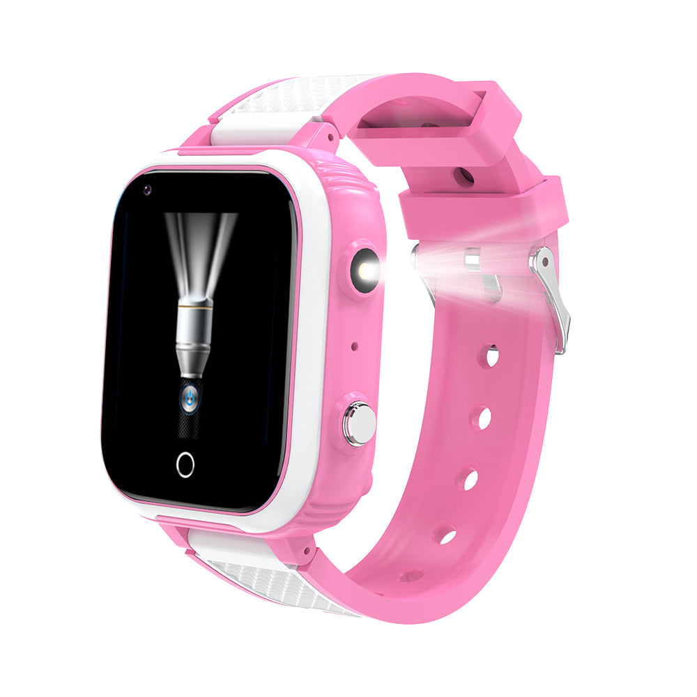 4G Kids Smart Watch SOS Video Phone Call Camera Smart Watches Kids Watch Pink