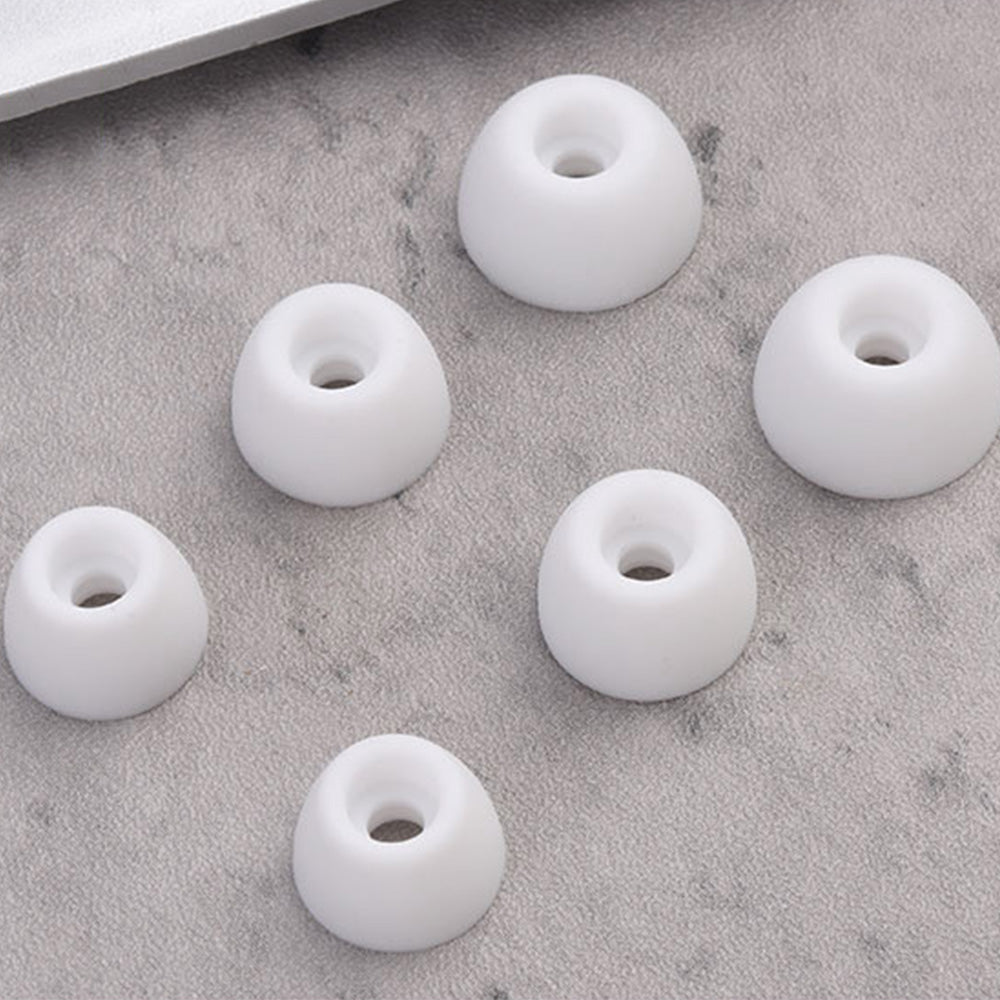 12 Pack Silicone Ear Tips for Samsung Galaxy Buds2 Pro S M L Sizes Replacement-White