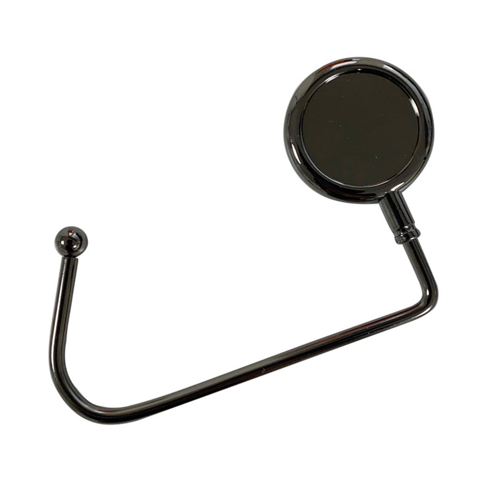 2 Pack 30mm Metal Straight Hooks for Christmas Stockings and Bags - Black