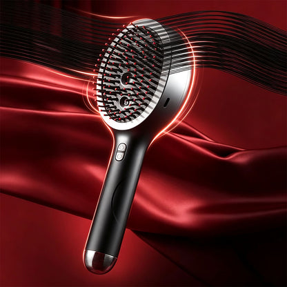 3 in 1 Electric Spray Hair Comb with Mist Function-Black