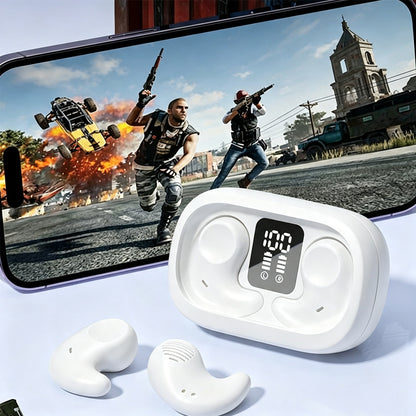 Sleep Earbuds Bluetooth 5.3 In Ear Headphones for Sleeping - White