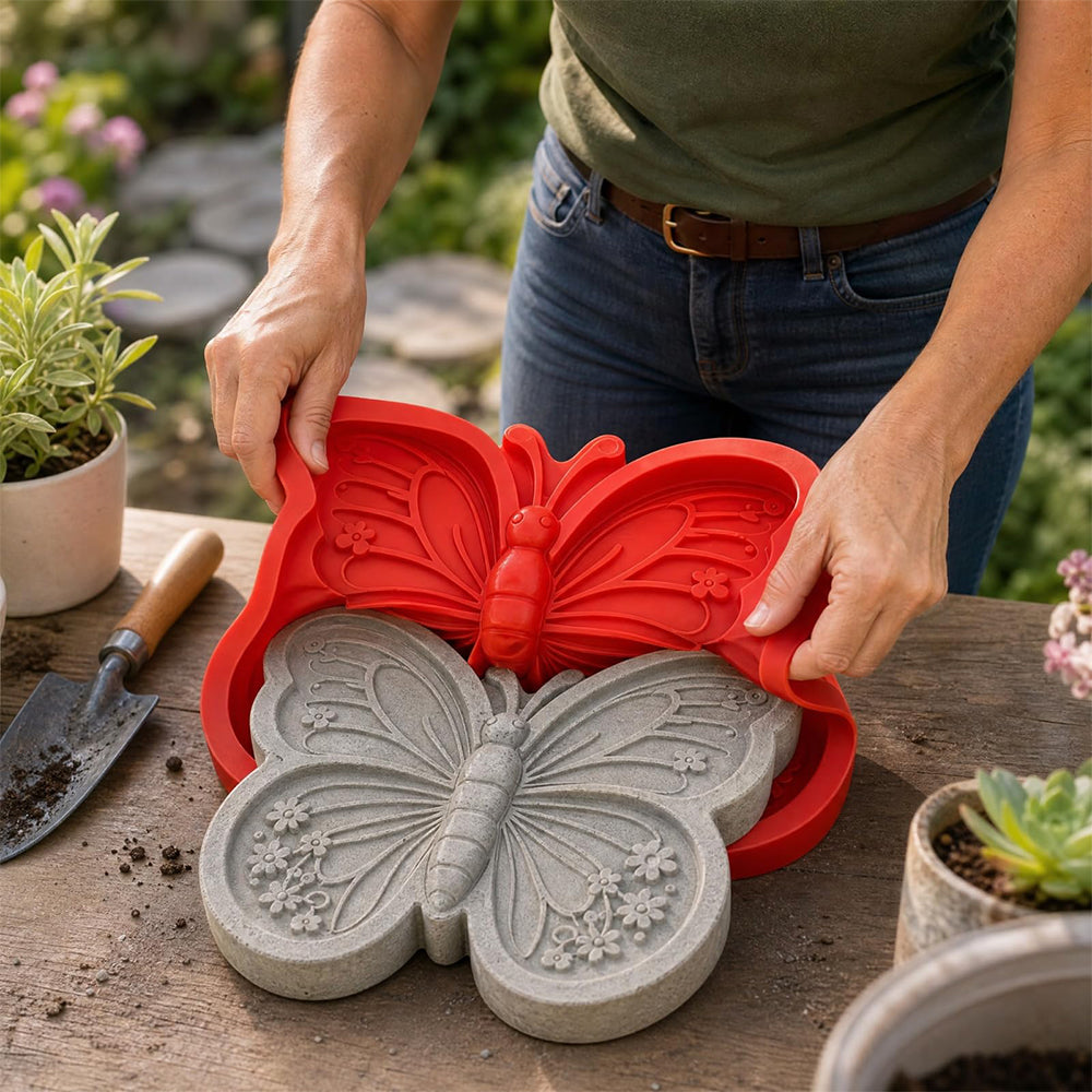 Concrete Molds Stepping Stone Mold for Garden Path - Bee