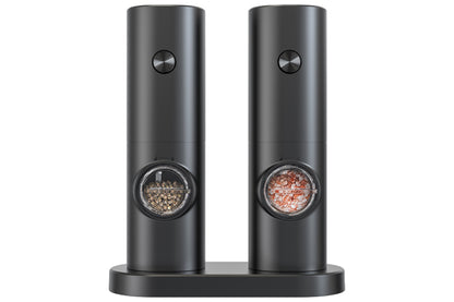 2Pcs Electric Salt And Pepper Grinder Set Automatic Salt Pepper Grinder Mill
