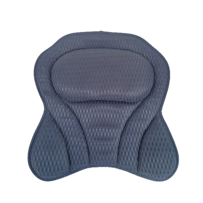 4D Bath Pillows Bathtub Rest Pillow Spa Neck and Back Support Headrest with Suction Cups Style 1