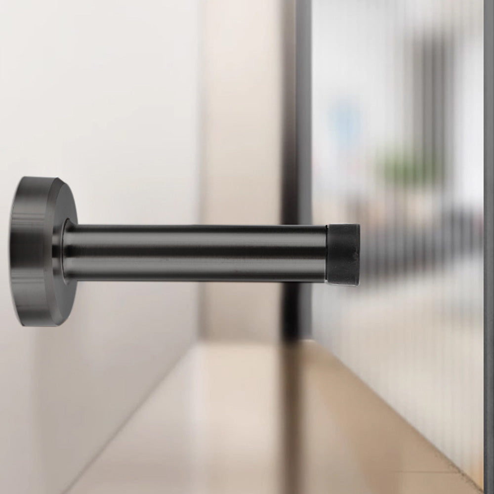4 Pack Stainless Steel Door Stop-Grey