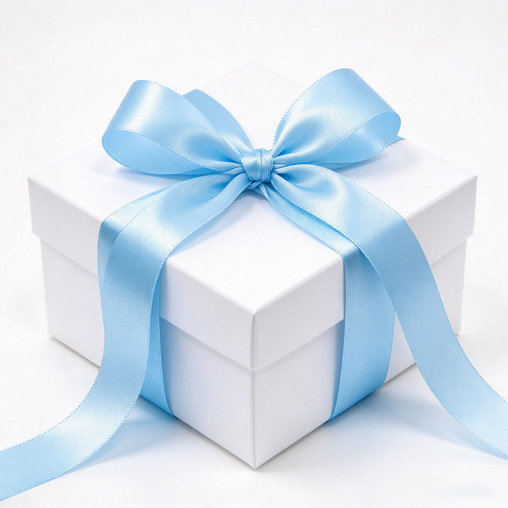 22m Double Sided Polyester Satin Ribbon for Christmas Gift Wrapping