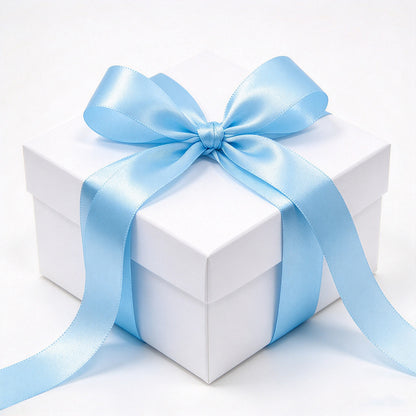 22m Double Sided Polyester Satin Ribbon for Christmas Gift Wrapping
