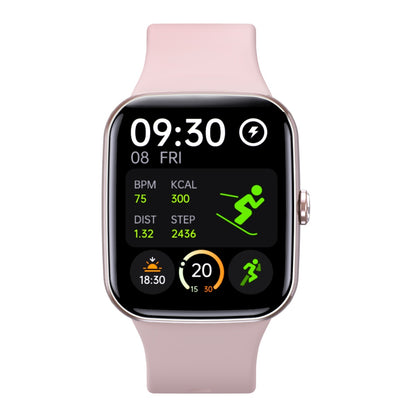 Smartwatch with Bluetooth Calling 1.96 Inch HD Display Health Monitoring 100 Sports Modes-Pink