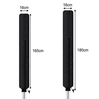 Waterproof Rotary Airer Cover ââ‚?Clothesline Dryer Shield with Zipper Black
