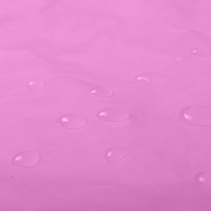 Reusable Unisex Raincoat Non-Disposable Raincoat Waterproof Hooded Poncho Pink