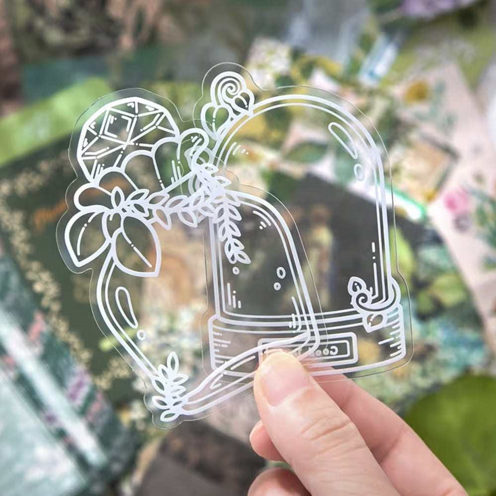 Vintage Scrapbook Kit Bullet Junk Journal Kit with Scrapbooking Supply-Botanical