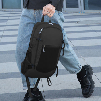 Hiking Backpack Packable Travel Day Pack Lightweight Water Resistant Hiking Daypack for Women Men Black