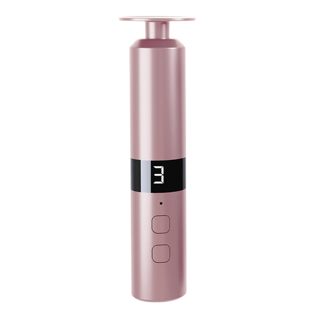 2in1 Electric Foot Callus Remover Foot File Nail Grinder Rechargeable Foot Sander Pedicure Tool for Feet Dry Dead Skin-Pink
