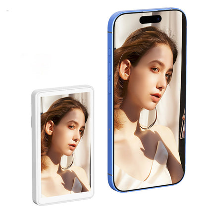 WiFi Vlog Selfie Monitor Screen 3-Mode Back Camera Monitor for Vlog Live Stream Compatible with iPhone and Android White